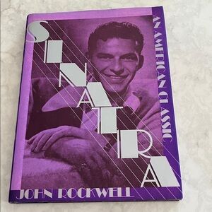 Frank Sinatra An American Classic Coffee Table Book 1985 Hardback amazing photos